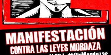 Acude el próximo martes 30 de Junio a la manifestación contra la ley mordaza