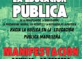 Manifestación 23 de febrero. Salvemos la educación pública.