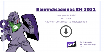 Reivindicaciones de CNT para este 8M