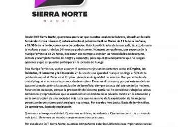 Espacio de cuidados 8M