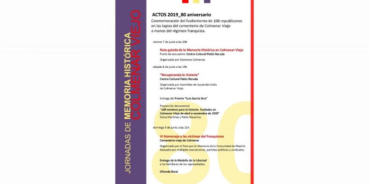 VI Homenaje Víctimas del Franquismo Colmenar Viejo