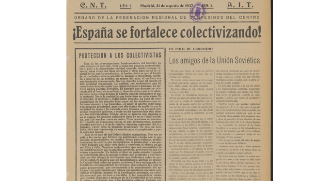 Miraflores de la Sierra y la CNT (1933-1939)