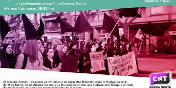 Charla informativa huelga feminista 8M