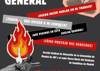 Charla informativa: hacia la huelga general del 11 de noviembre