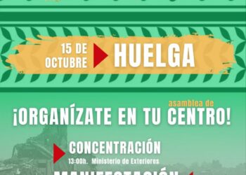 ¡Menos Lectivas apoya a la jornada de lucha por Palestina el 15 de octubre!